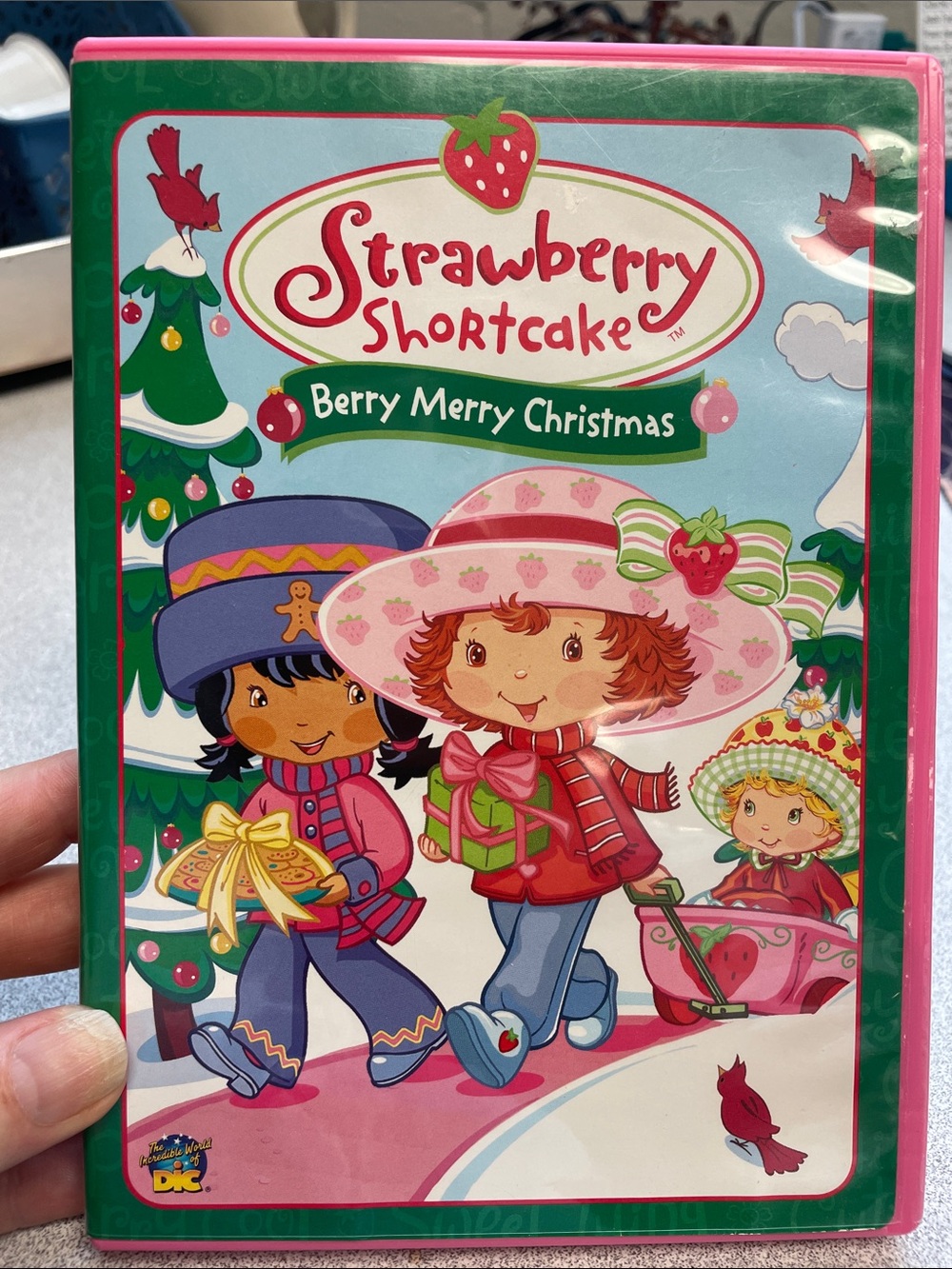 Vintage Strawberry Shortcake "Berry Merry Christmas" DVD movie